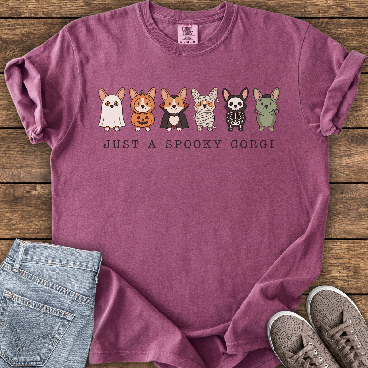 Just A Spooky Corgi T-shirt