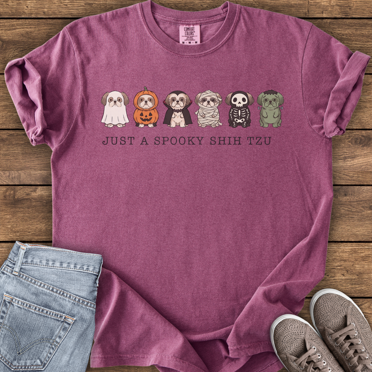 Just A Spooky Shih Tzu T-Shirt