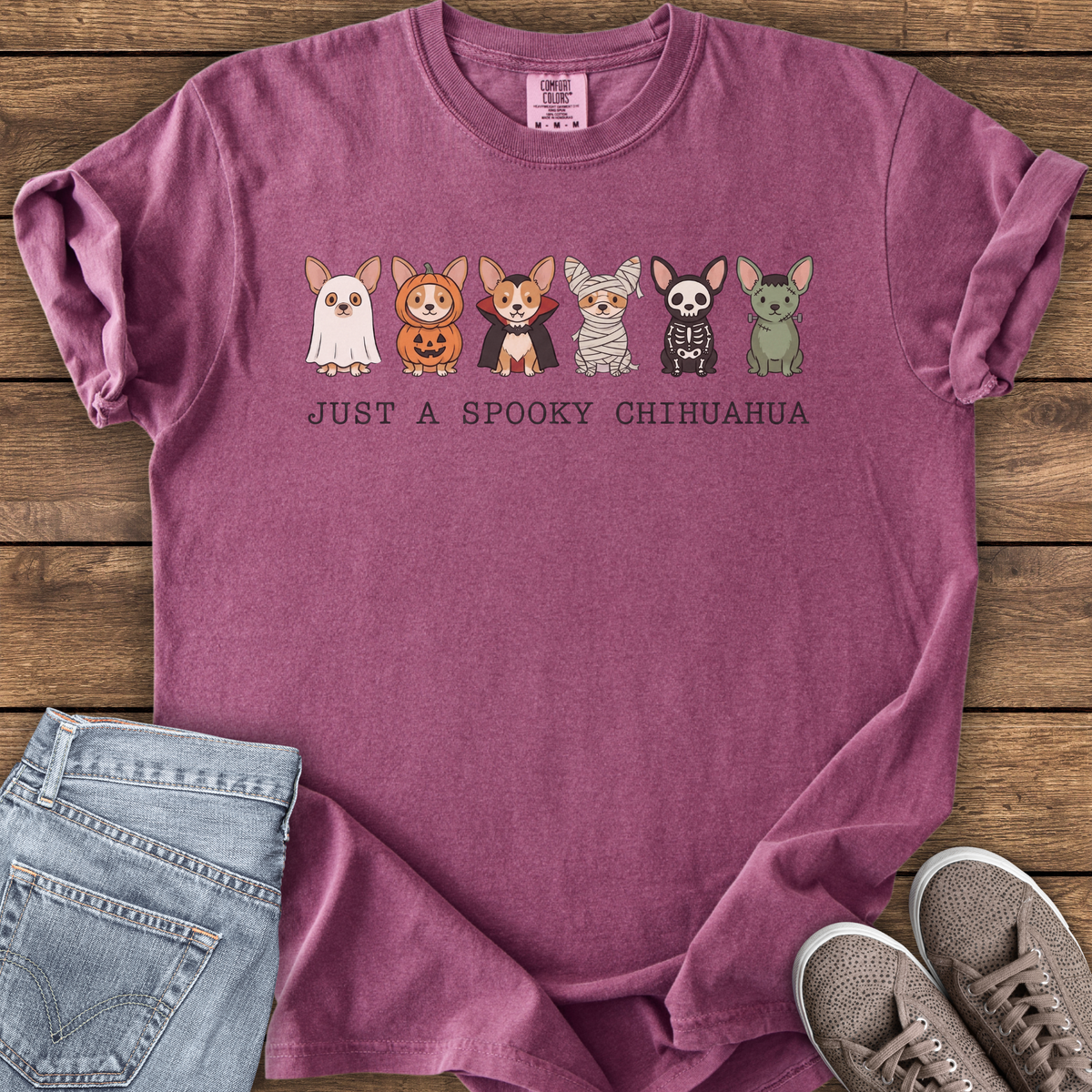 Just A Spooky Chihuahua T-Shirt