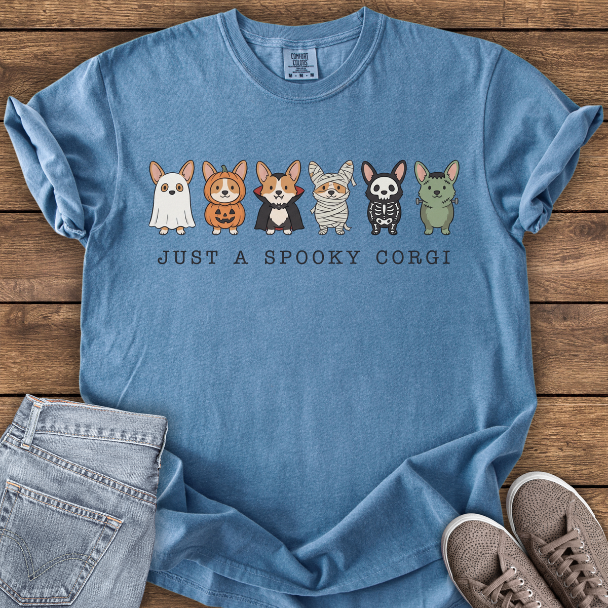 Just A Spooky Corgi T-shirt