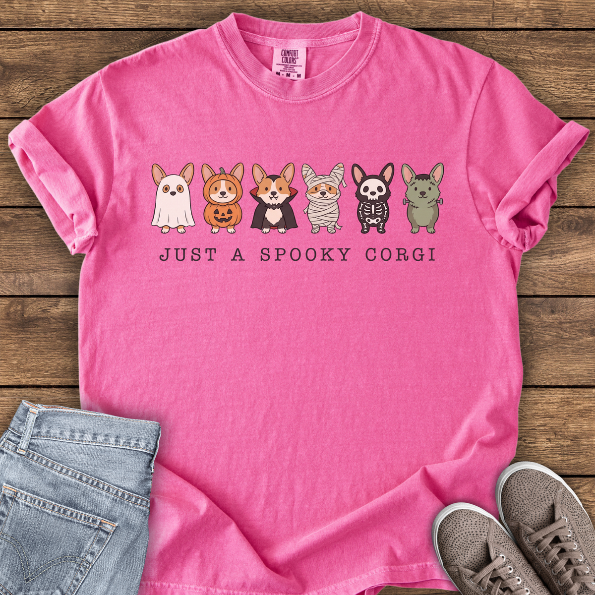 Just A Spooky Corgi T-shirt