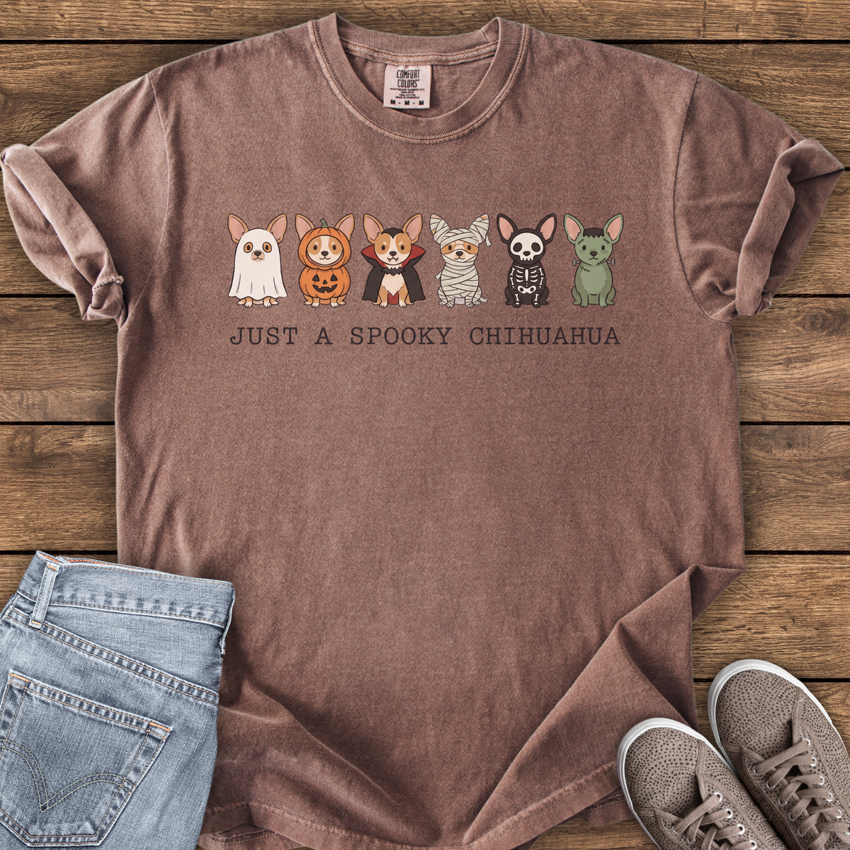 Just A Spooky Chihuahua T-Shirt