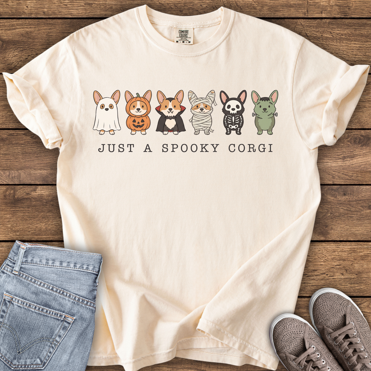 Just A Spooky Corgi T-shirt
