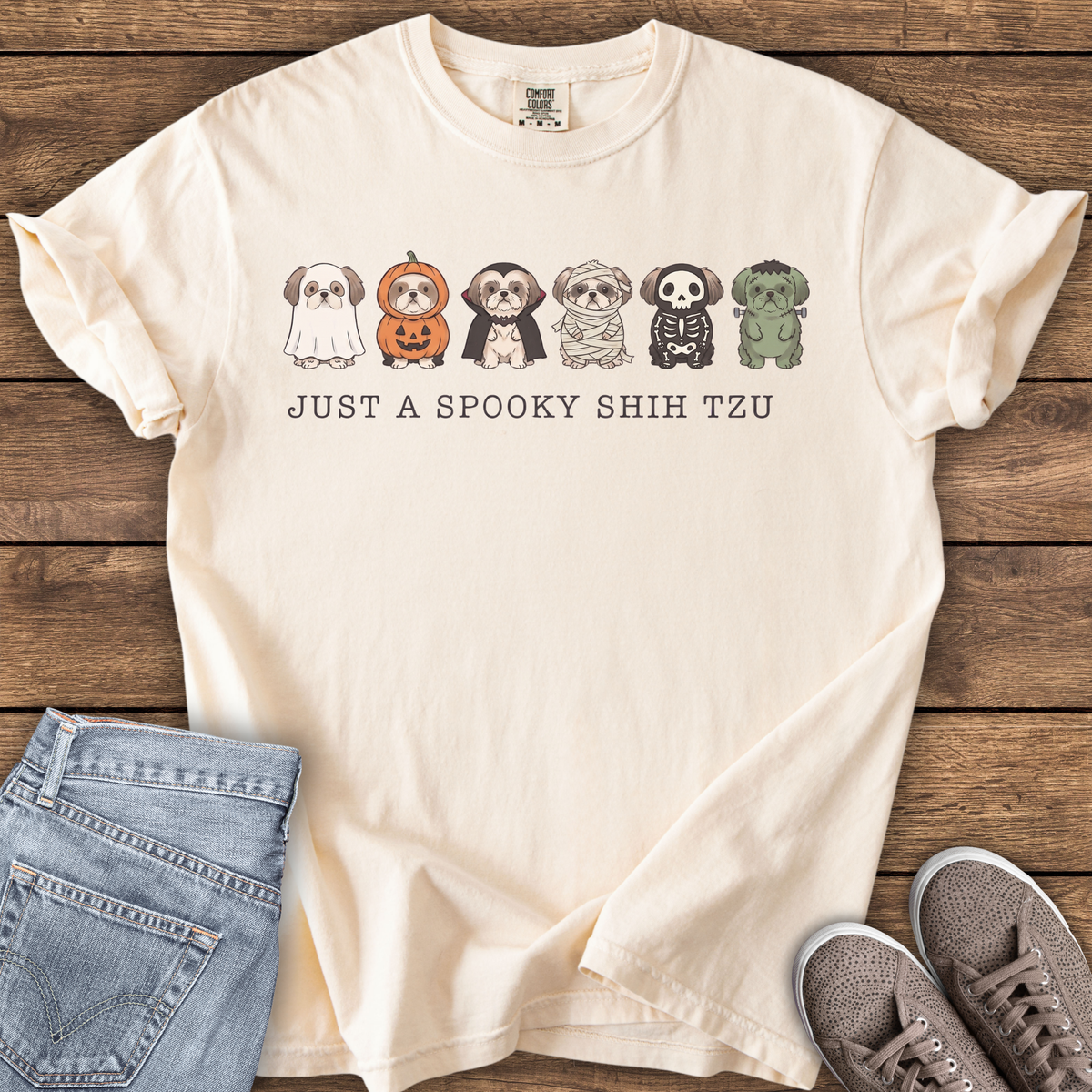 Just A Spooky Shih Tzu T-Shirt