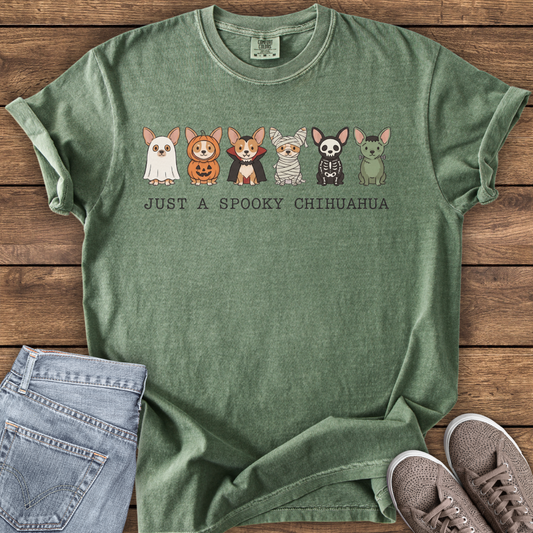 Just A Spooky Chihuahua T-Shirt