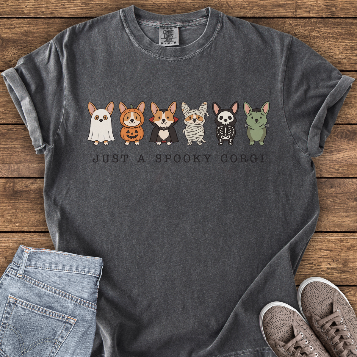 Just A Spooky Corgi T-shirt