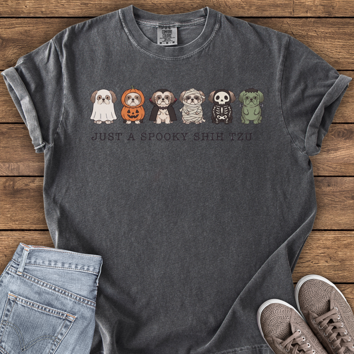Just A Spooky Shih Tzu T-Shirt