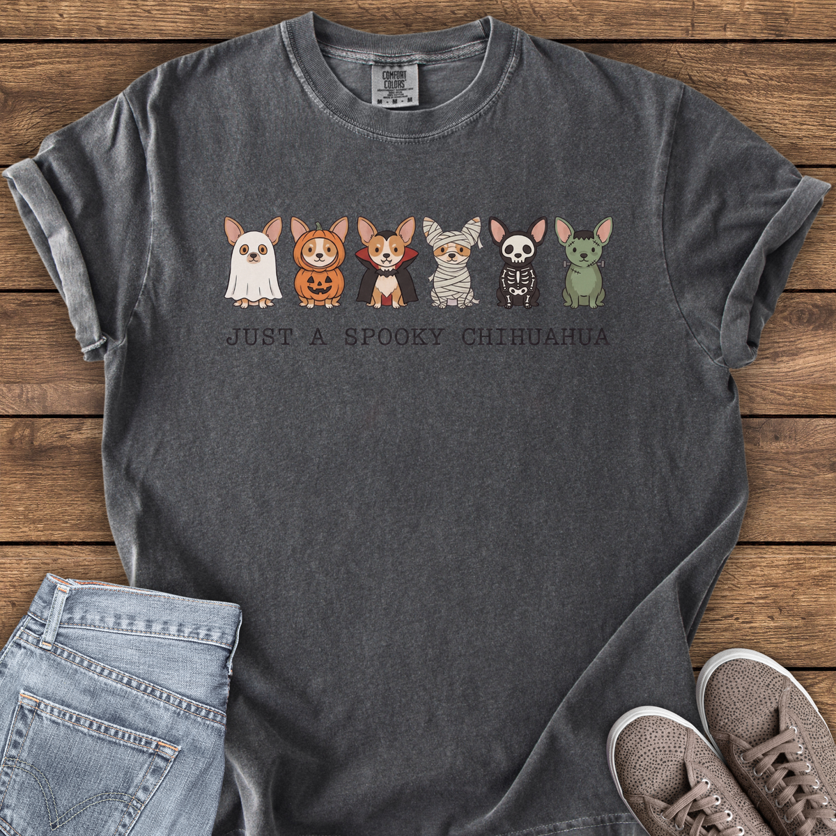 Just A Spooky Chihuahua T-Shirt